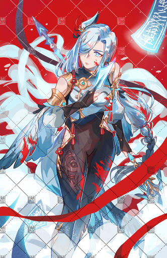 Example 1 - full body chara + simple bg