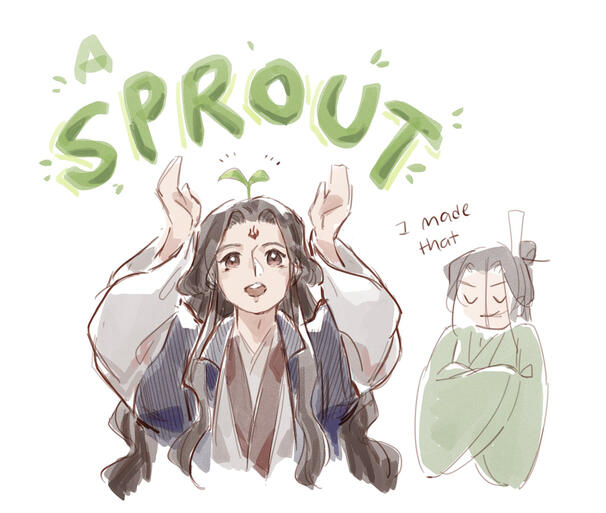 Example 3 - half body chara + simple bg (graphics)